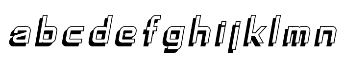 SF Fedora Titles Shadow Italic Font LOWERCASE