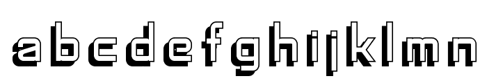 SF Fedora Titles Shadow Font LOWERCASE