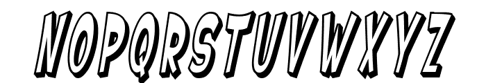 SF Ferretopia Shaded Oblique Font LOWERCASE