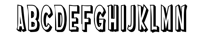 SF Ferretopia Shaded Font LOWERCASE