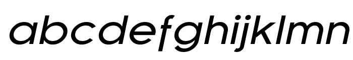 SF Florencesans Exp Italic Font LOWERCASE