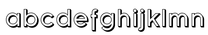 SF Florencesans Shaded Font LOWERCASE