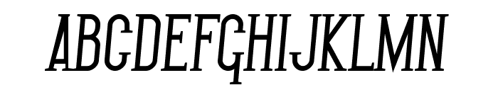 SF Gothican Bold Italic Font UPPERCASE
