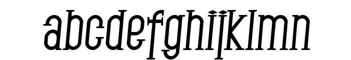 SF Gothican Bold Italic Font LOWERCASE
