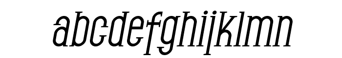 SF Gothican Bold Oblique Font LOWERCASE