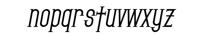 SF Gothican Bold Oblique Font LOWERCASE