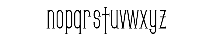 SF Gothican Condensed Font LOWERCASE