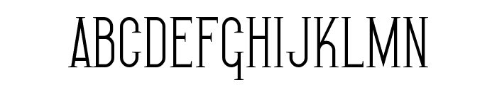 SF Gothican Font UPPERCASE