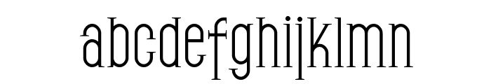 SF Gothican Font LOWERCASE