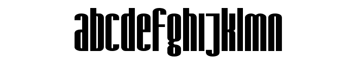 SF Iron Gothic Bold Font LOWERCASE