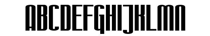SF Iron Gothic Extended Font UPPERCASE