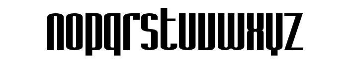 SF Iron Gothic Extended Font LOWERCASE