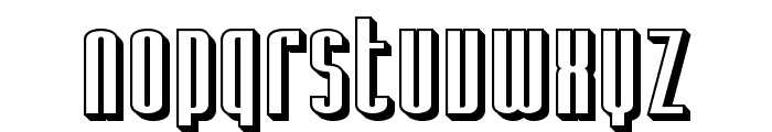 SF Iron Gothic Shaded Font LOWERCASE