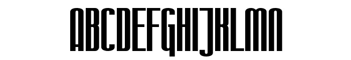 SF Iron Gothic Font UPPERCASE