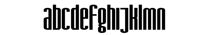 SF Iron Gothic Font LOWERCASE