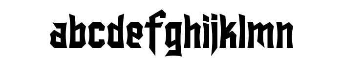 SF Ironsides Font LOWERCASE