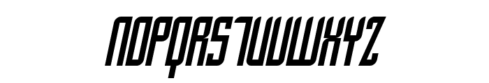 SF Piezolectric Condensed Oblique Font UPPERCASE