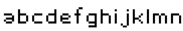 SF Pixelate Font LOWERCASE