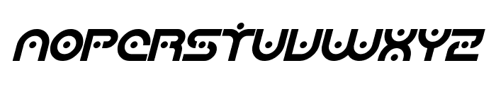 SF Planetary Orbiter Bold Italic Font UPPERCASE