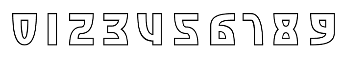 SF Retroesque Outline Font OTHER CHARS