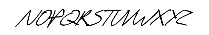 SF Scribbled Sans SC Italic Font LOWERCASE
