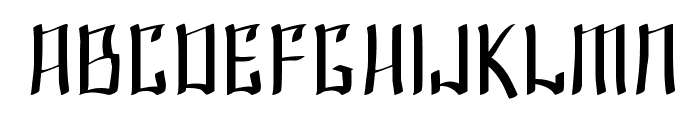 SF Shai Fontai Extended Font UPPERCASE