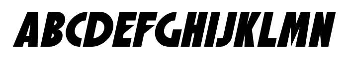SF Speakeasy Oblique Font LOWERCASE