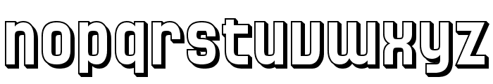 SF Speedwaystar Shaded Font LOWERCASE