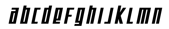 SF Square Root Bold Oblique Font LOWERCASE