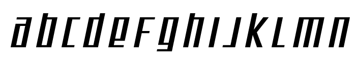 SF Square Root Extended Oblique Font LOWERCASE