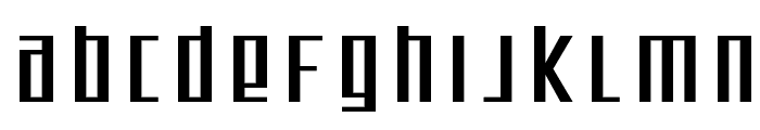 SF Square Root Extended Font LOWERCASE