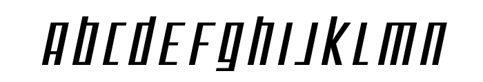 SF Square Root Oblique Font UPPERCASE