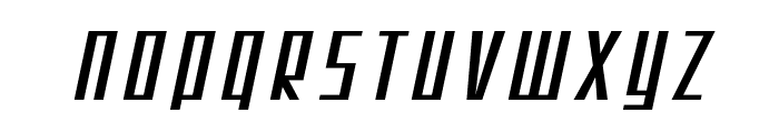 SF Square Root Oblique Font LOWERCASE