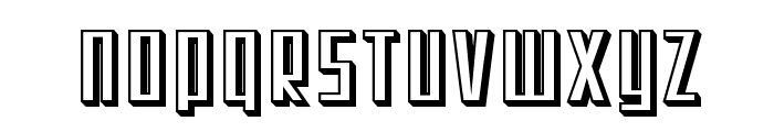 SF Square Root Shaded Font LOWERCASE