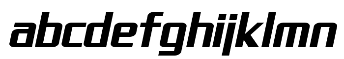 SF Theramin Gothic Bold Oblique Font LOWERCASE