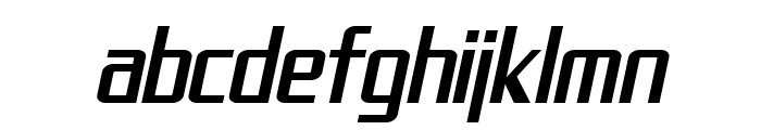 SF Theramin Gothic Condensed Oblique Font LOWERCASE