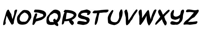 SF Toontime Blotch Bold Italic Font LOWERCASE