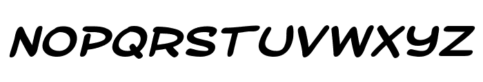 SF Toontime Extended Bold Italic Font UPPERCASE