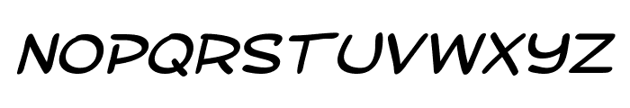 SF Toontime Extended Italic Font UPPERCASE