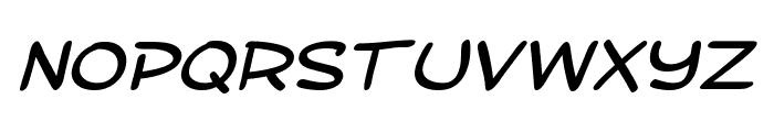 SF Toontime Extended Italic Font LOWERCASE