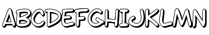 SF Toontime Shaded Font UPPERCASE