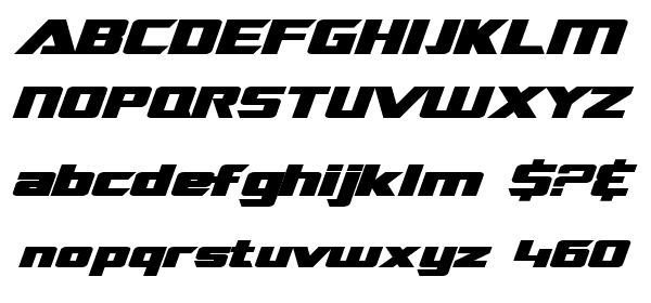 sf transrobotics extended font