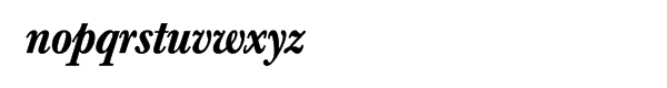 SG Baskerville No. 1 SH Medium Italic Font LOWERCASE