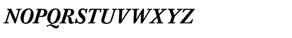 SG Baskerville™ No. 1 SH Std Medium Italic Font UPPERCASE
