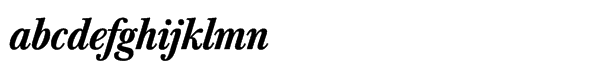 SG Baskerville™ No. 1 SH Std Medium Italic Font LOWERCASE