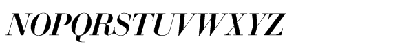SG Bodoni SH Std Medium Italic Font UPPERCASE