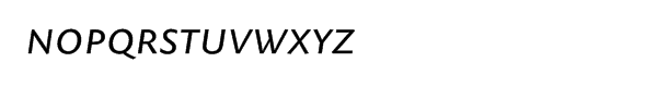 SG Today Sans Serif SB Regular Italic Small Caps Font LOWERCASE