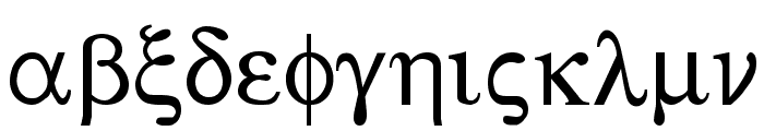 Sgreek Medium Font LOWERCASE