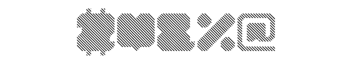 SHD TechnoType Italic Font OTHER CHARS