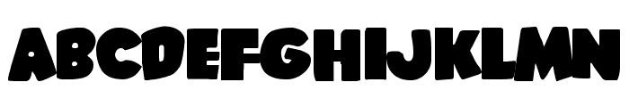 Shablagoo Expanded Font LOWERCASE